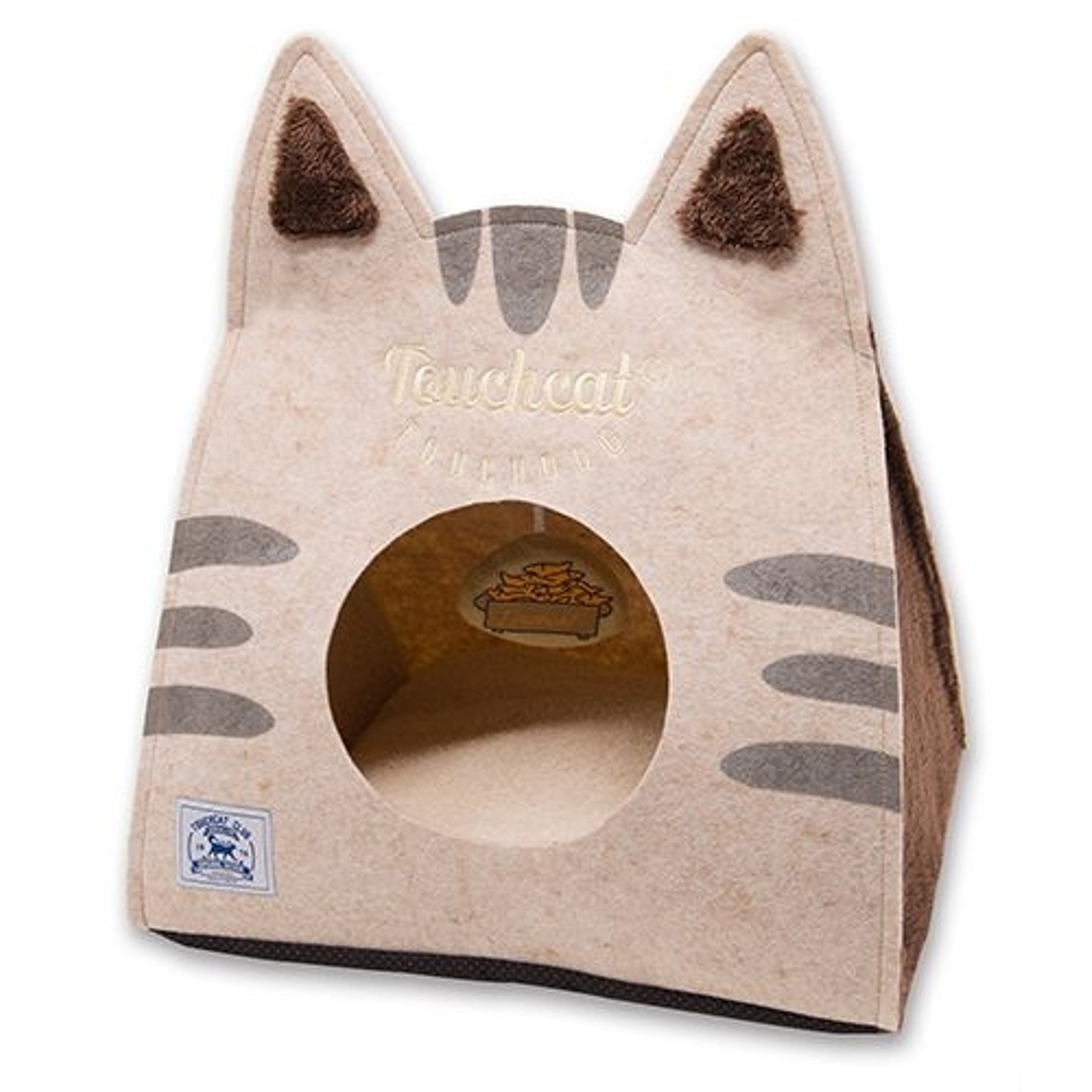 Touchcat Kitty Ears On-The-Go Cat Bed