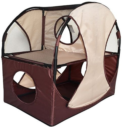 Pet Life Kitty-Play Soft Folding Cat House