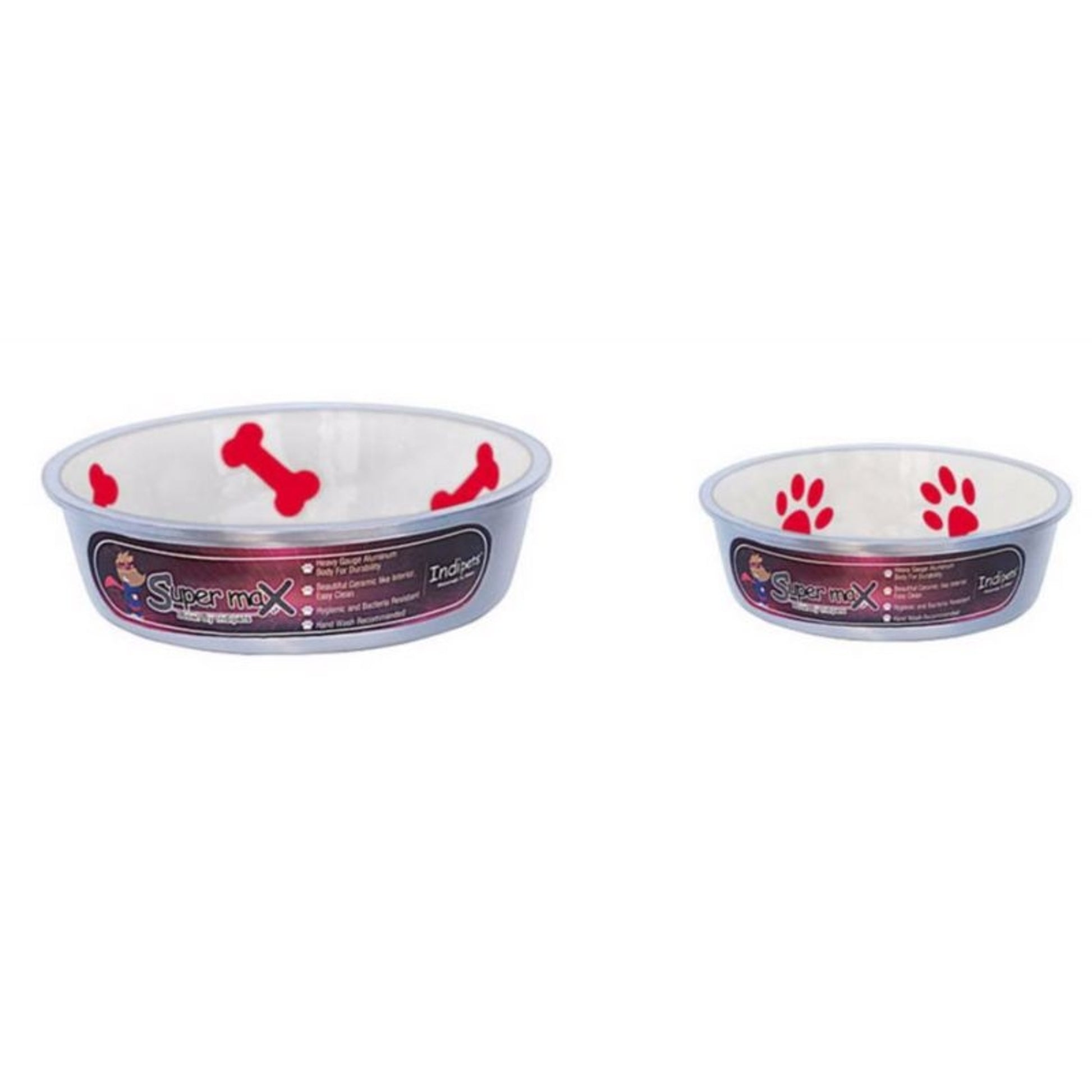Indipets Super-Max Aluminum Pet Bowl