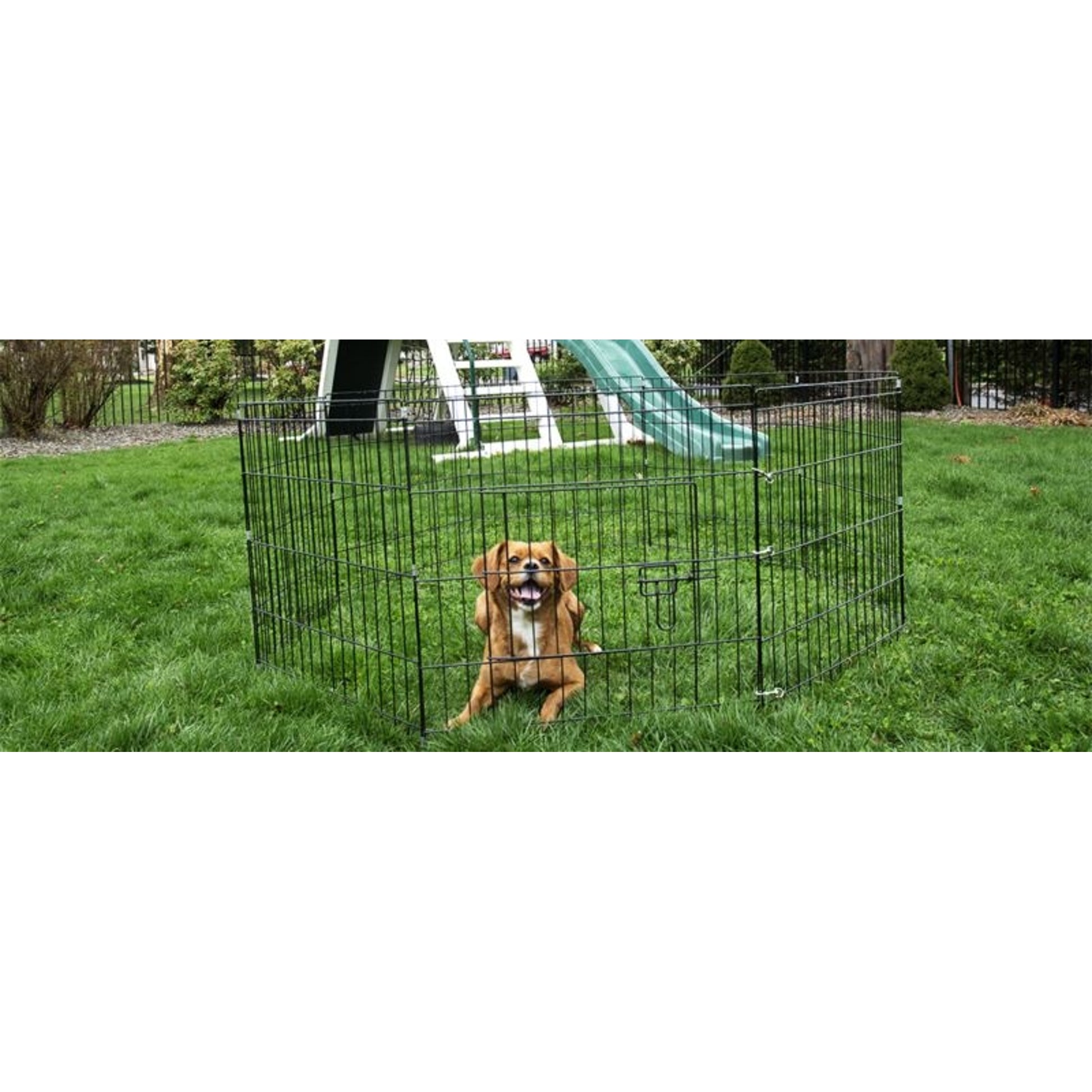 Iconic Pet Eight Panel Portable Pet Wire Pen