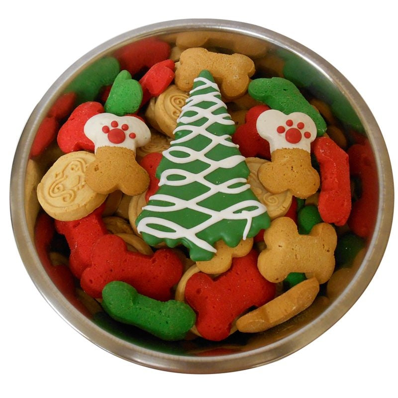 Claudias Large Christmas Bowl Dog Treat
