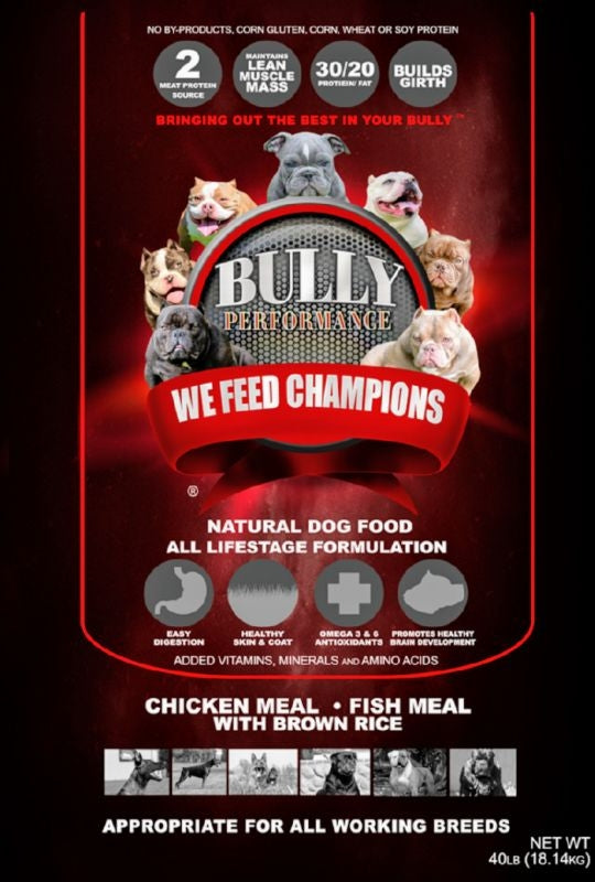 Bully Performance All Life Stage Dry Dog Food 40lb