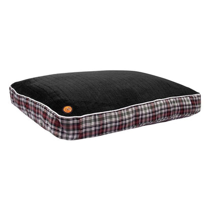 Halo Duck Green Plaid Rectangular Dog Bed