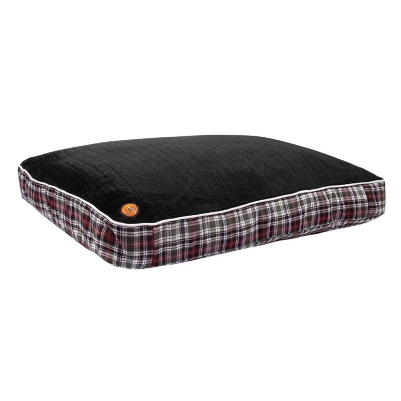 Halo Duck Green Plaid Rectangular Dog Bed