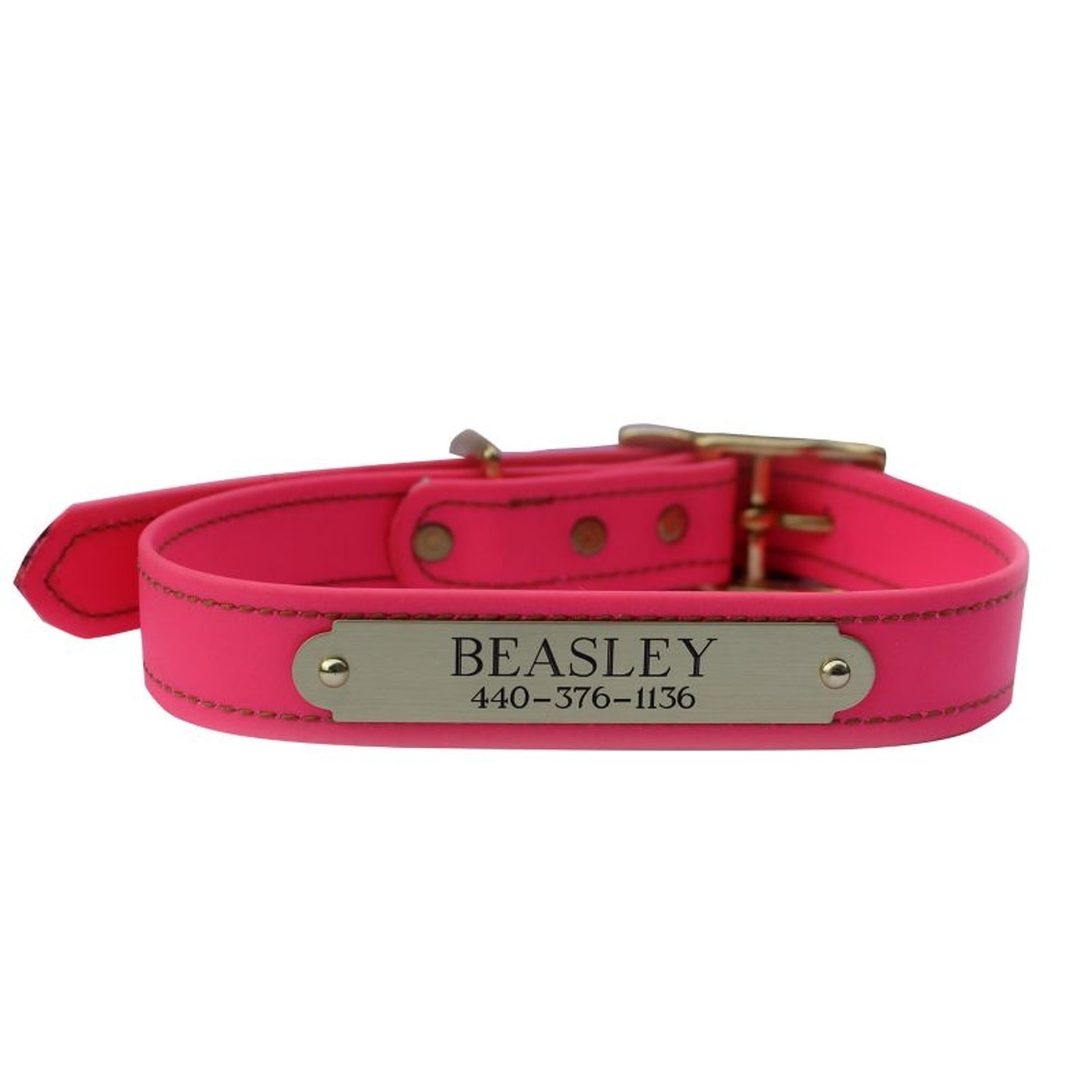 Personalized Synthetic Dog Collar