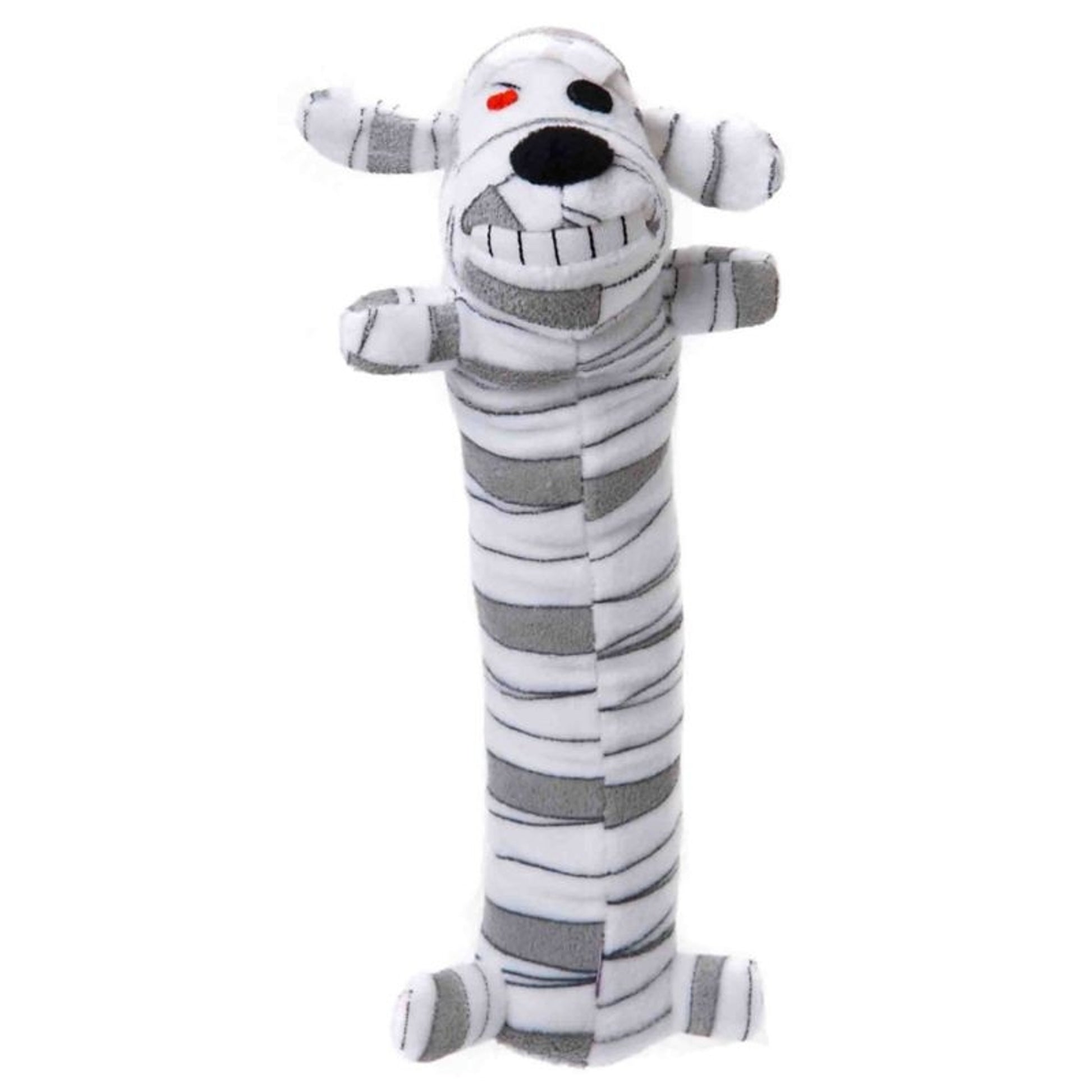 Halloween Loofa Mummy Dog Toy 12in