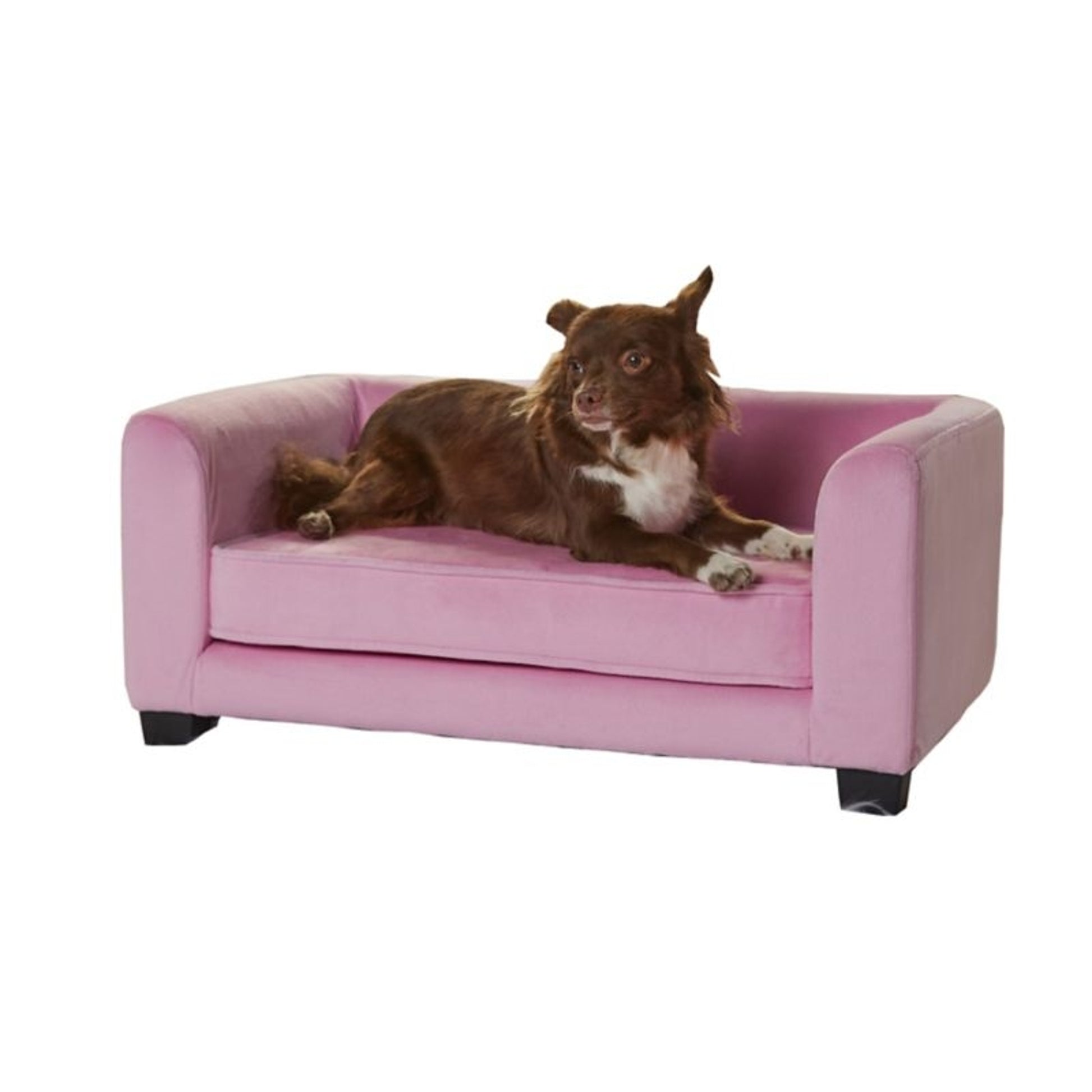Enchanted Home Pet Surrey Pink Pet Sofa Bed