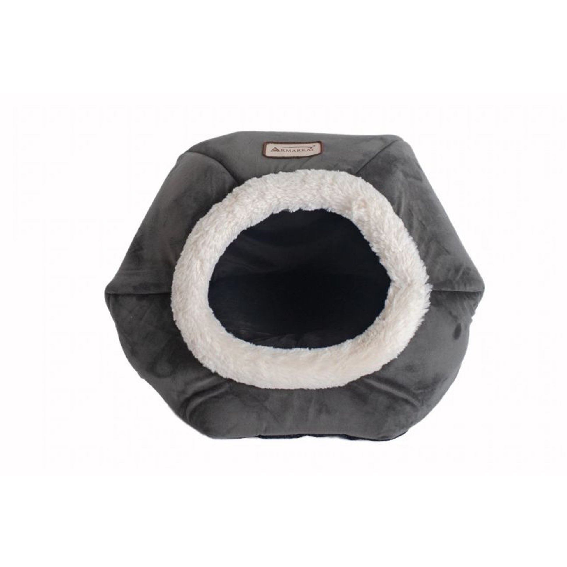 Armarkat Gray Velvet Cat Bed