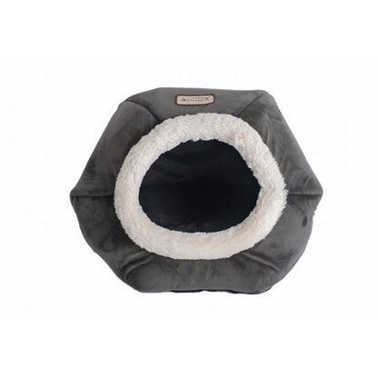 Armarkat Gray Velvet Cat Bed
