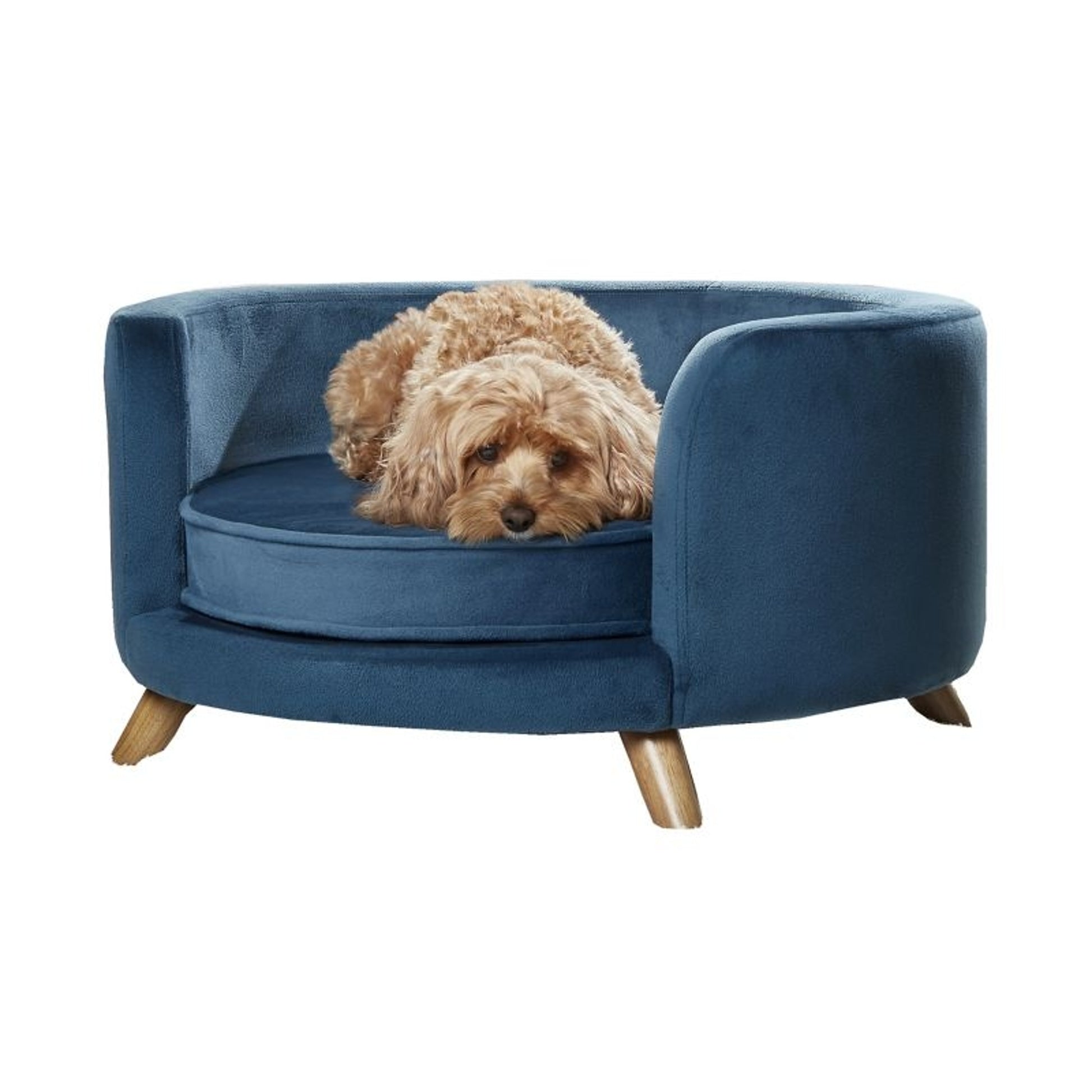 Enchanted Home Pet Rosie Peacock Blue Pet Sofa