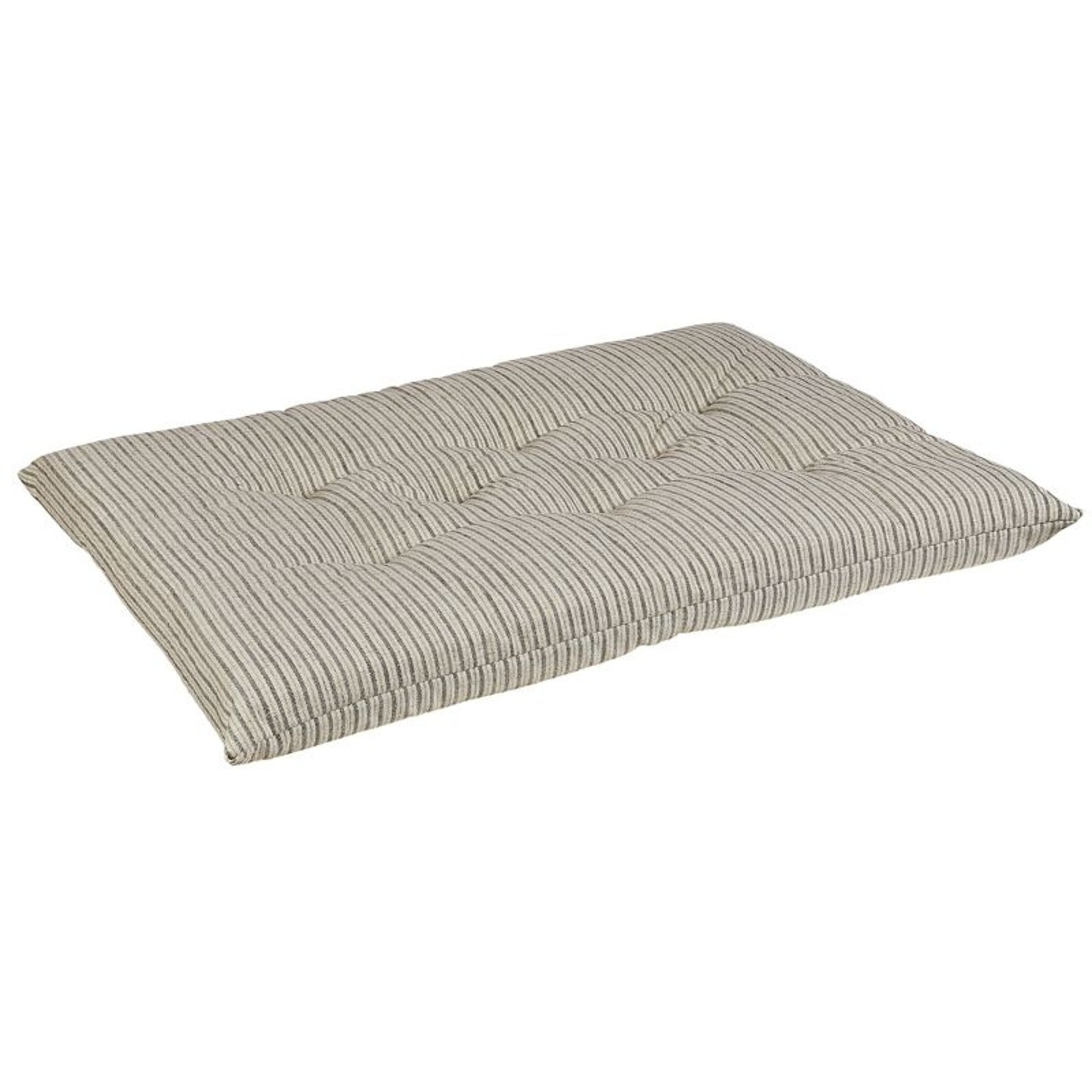 Bowsers Augusta Ticking Tufted Cushion Dog Bed