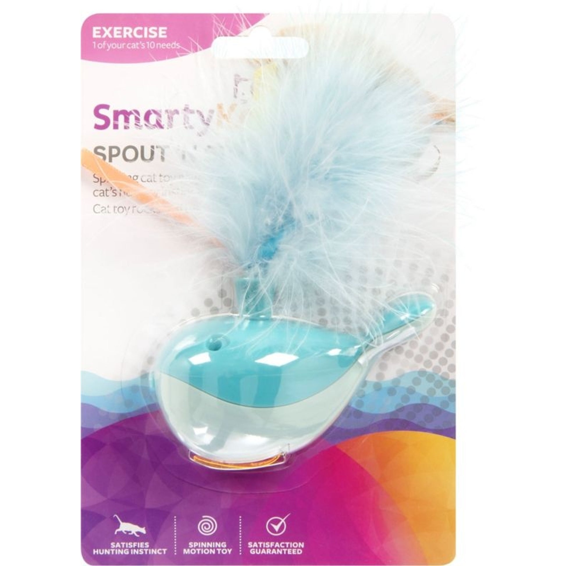 Smartykat Spout Ftn Spin Electronic Motion Cat Toy