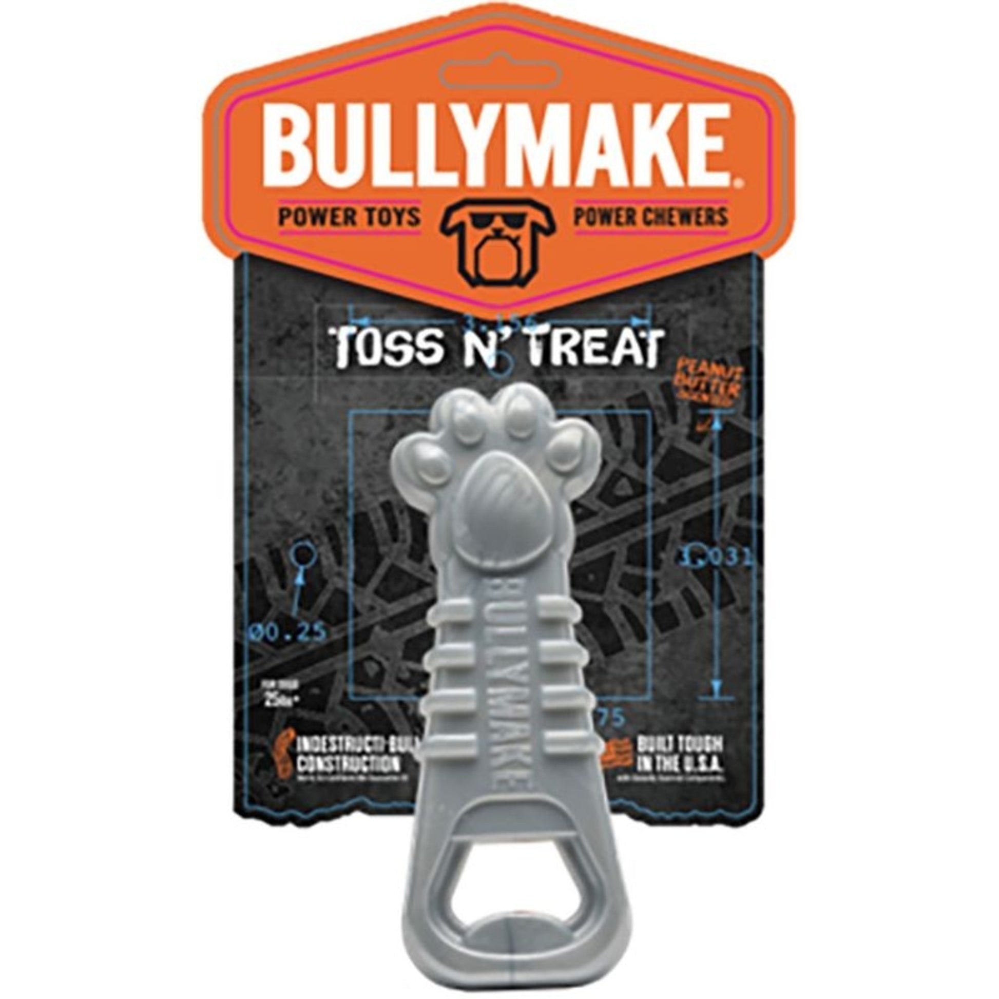 Bullymake Tough Chew Paw Opener Nylon Dog Toy