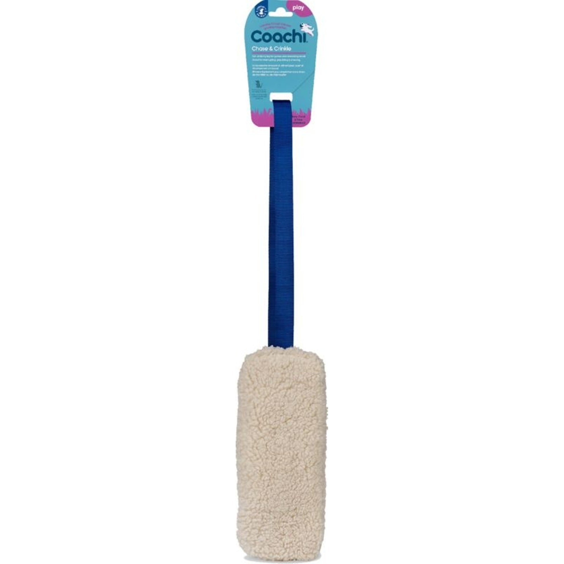 Coachi Chase And Crinkle Lambswool Play Toy