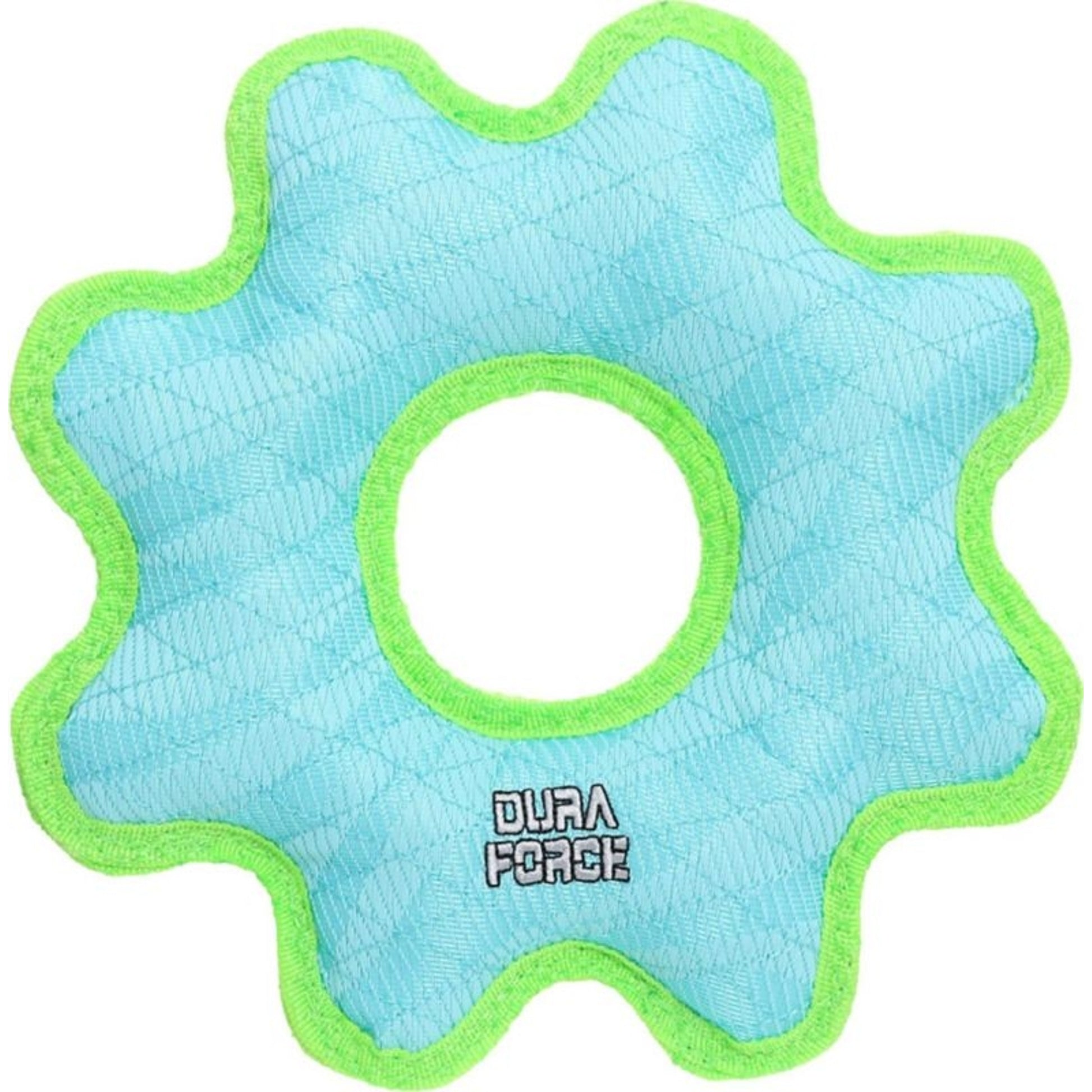 Duraforce Gear Ring Durable Squeaky Soft Dog Toy