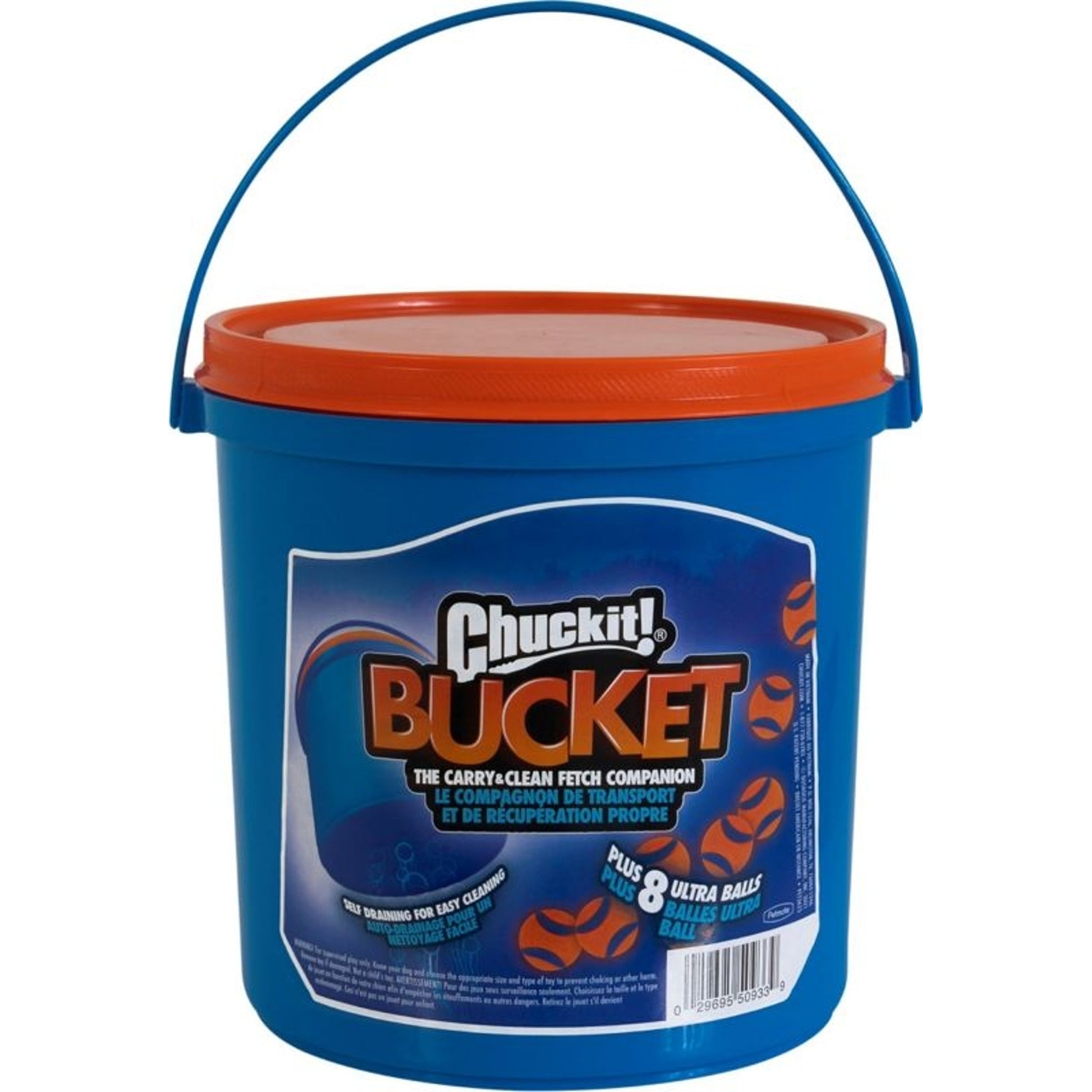 Chuckit Bucket Ultra Ball Md 8 Pk Bacon