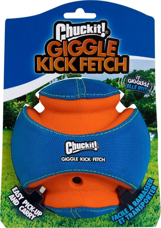 Chuckit Giggle Kick Fetch Dog Toy Sm Blue