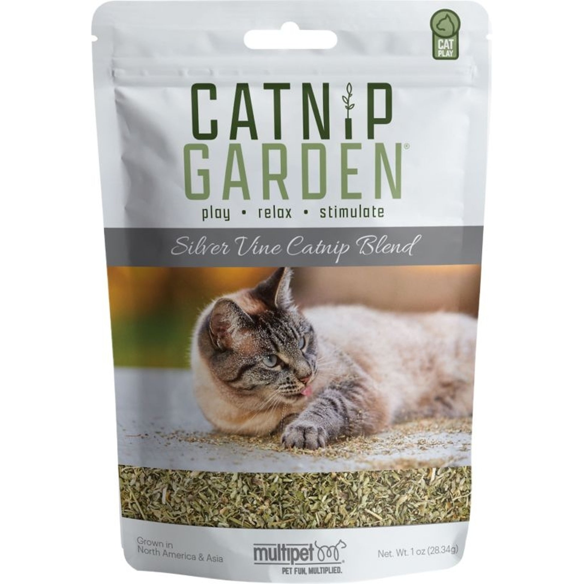 Multipet Catnip Garden Silvervine Catnip 1 Oz