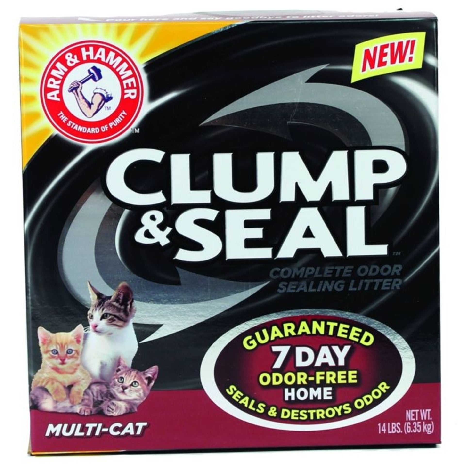 Arm And Hammer Clump Seal Multi Cat Litter 14 Lbs.