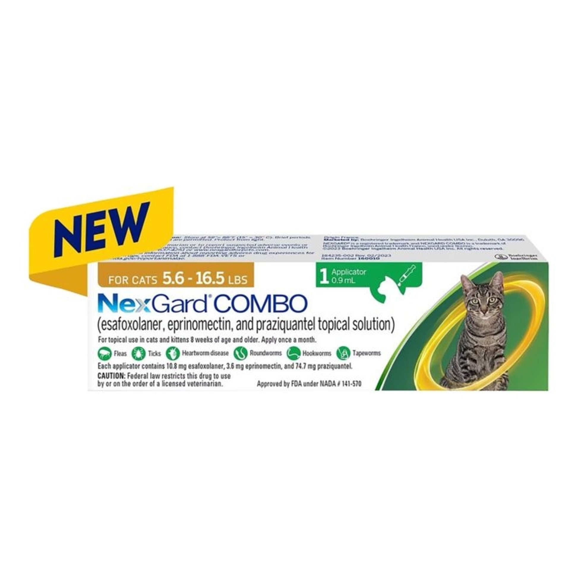Rx Nexgard Combo Cats