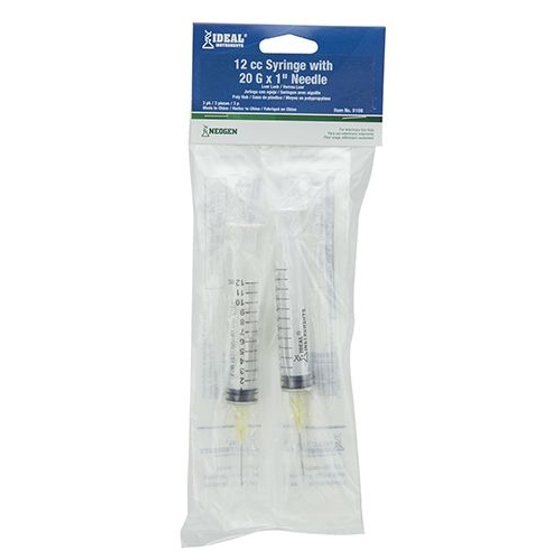 Disp 3cc Luer Lock Syringe with Needle 3Pk