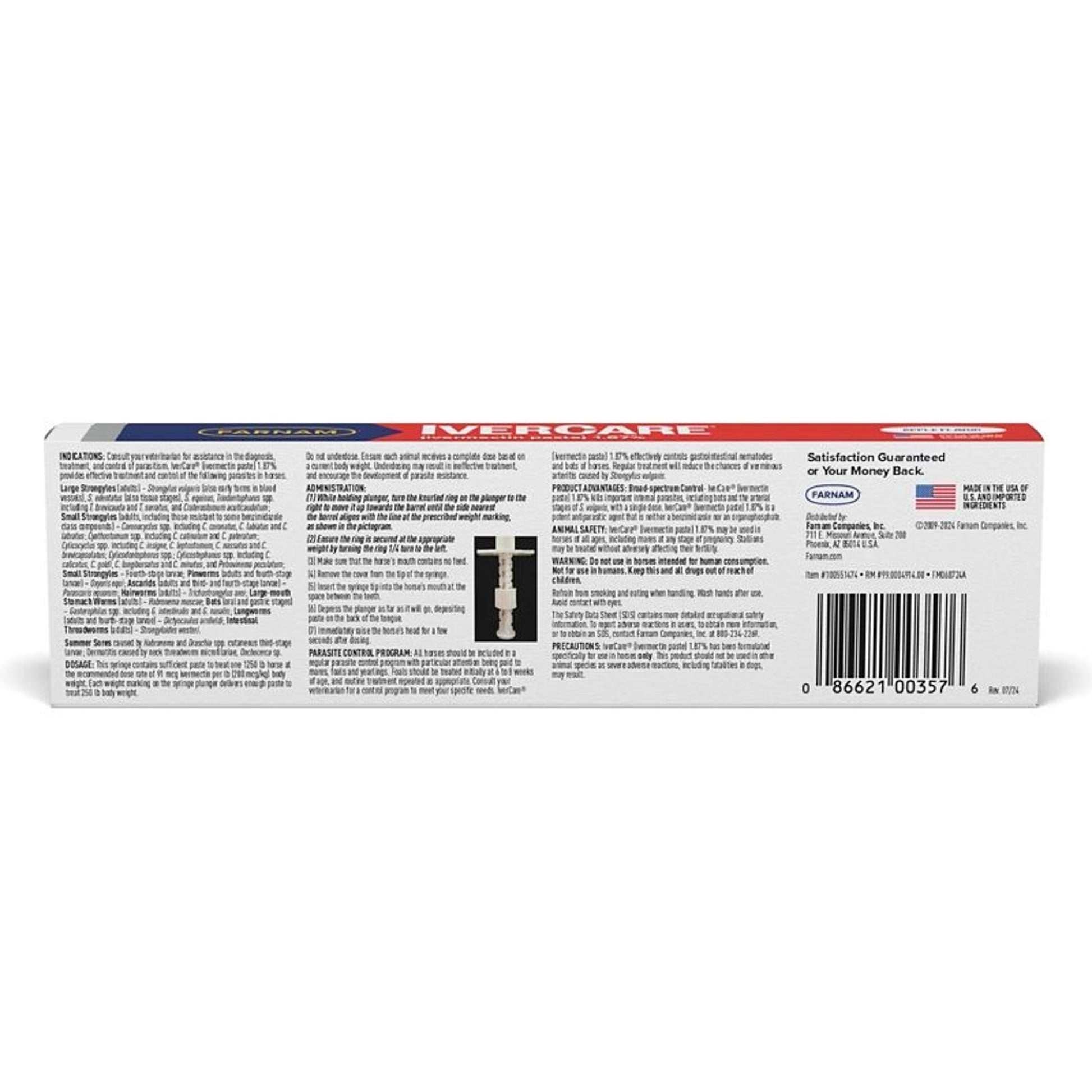 IverCare 1.87% Ivermectin Paste Wormer