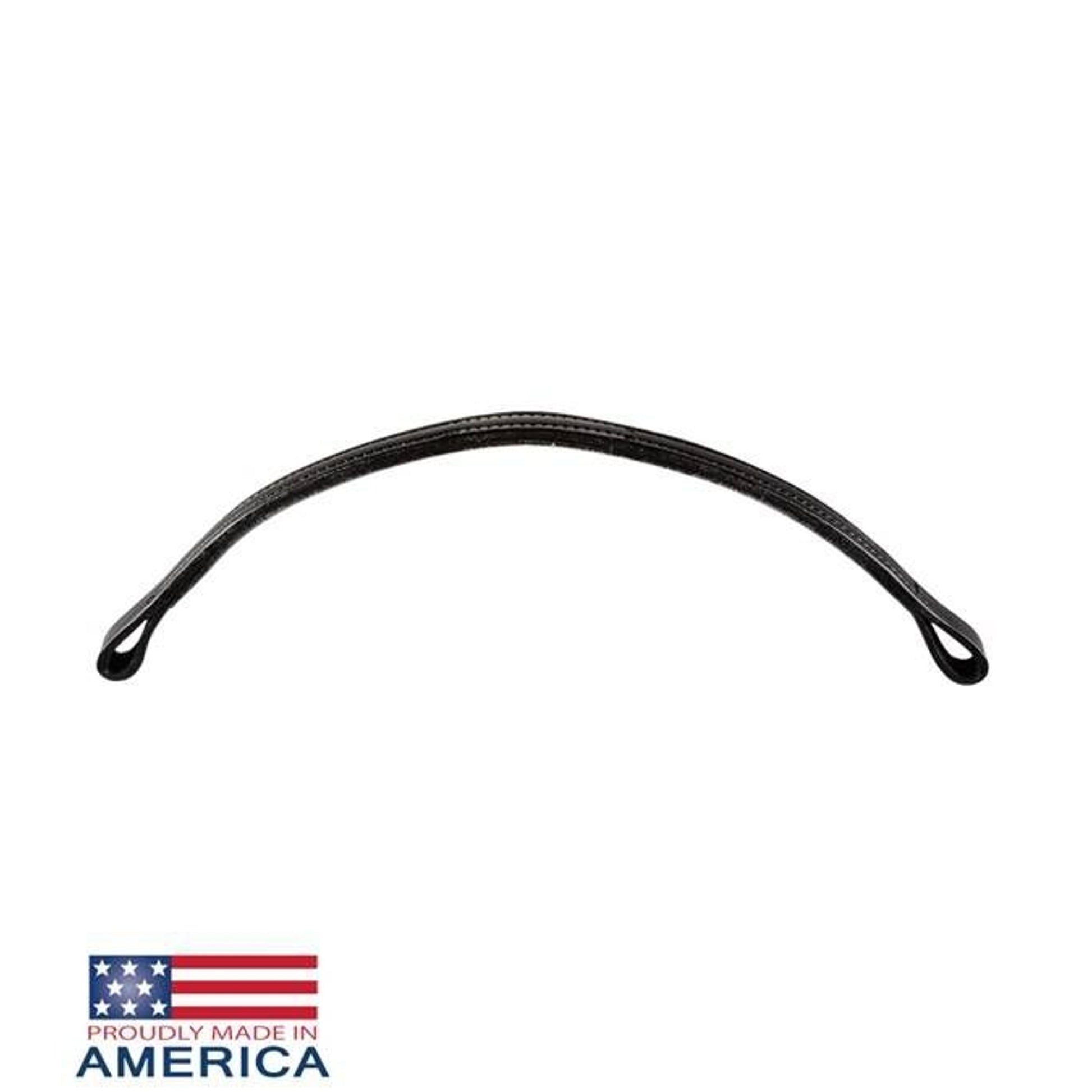 Featherweight Leather Browband Black