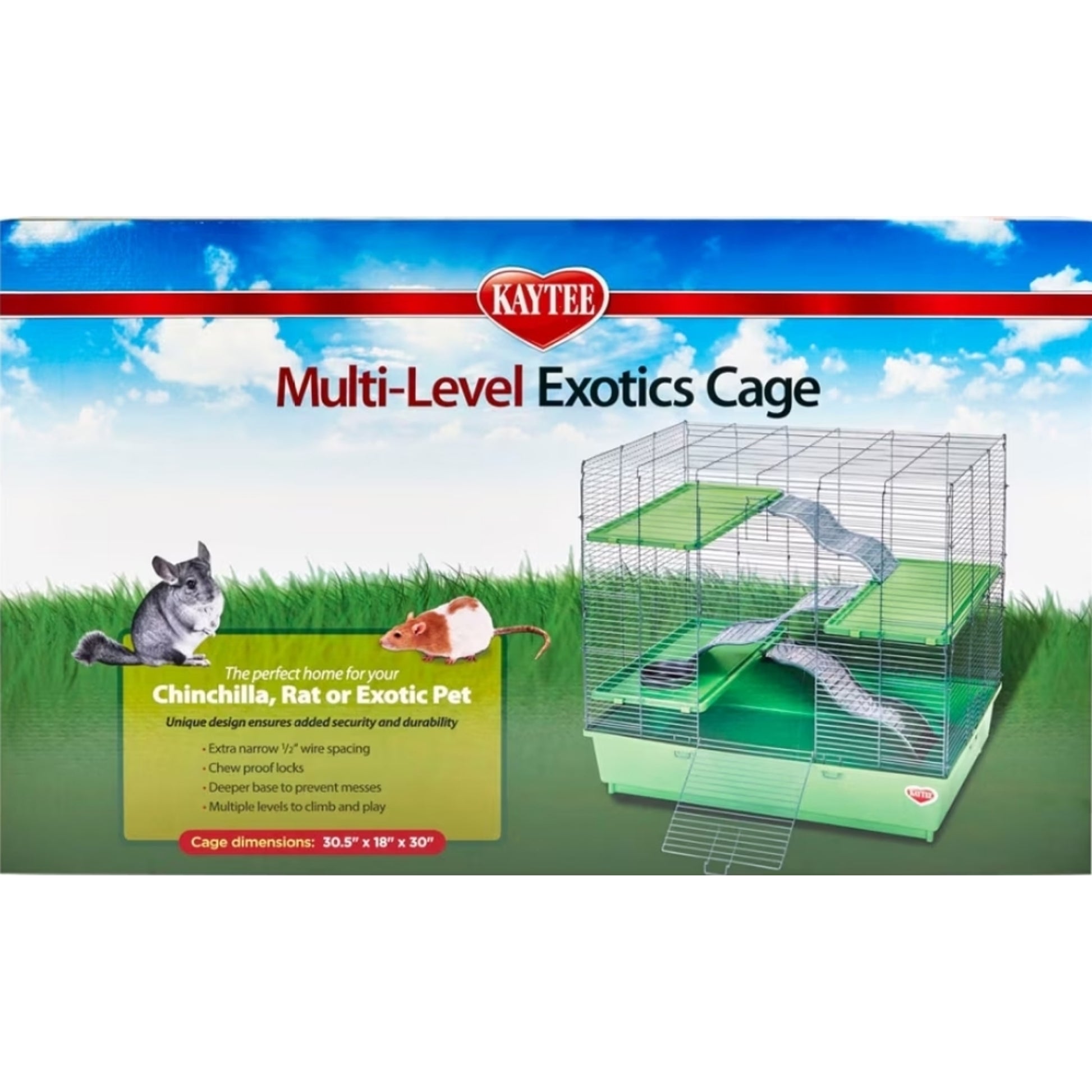 Kaytee My First Home Habitat Multi-Level Cage Lg